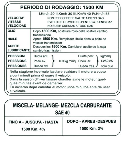 C228 istruzioni rodaggio - c228,