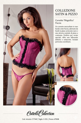 Corsetto sexy viola - ,