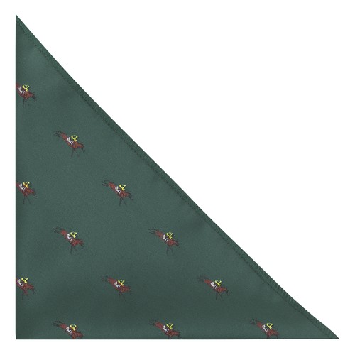 Verde scuro ricamato cavallo - verde,