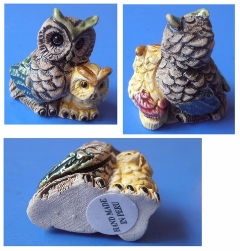 Animali famiglia gufo scuro