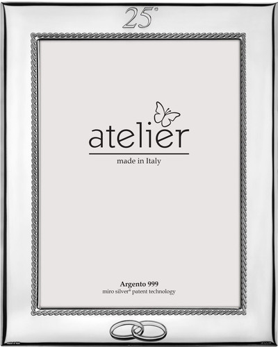Cornice portafoto argento - portafoto,