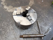 Mandrino tornio Pratt Burnerd 6" 3 ganasce 1250-01705 attacco posteriore piatto 1,9" centrale