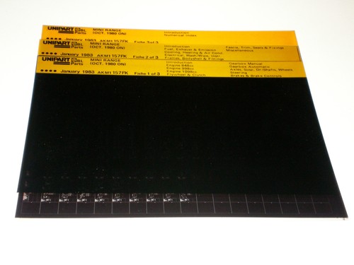 Microfiche catalogo ricambi - microfiche,