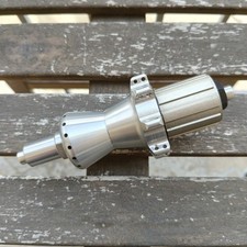 Edco Olympic 32h 135mm mtb silver rear rim brake hub w/ 9sp Shimano HG freehub