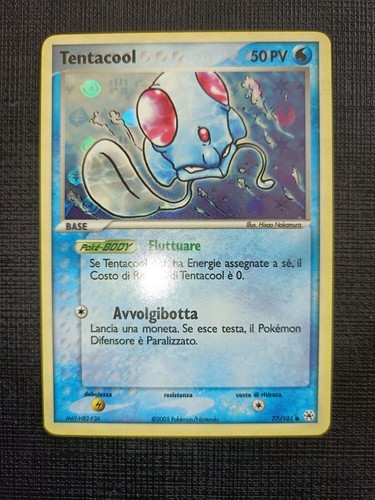 Pokemon card tentacool holo - card,