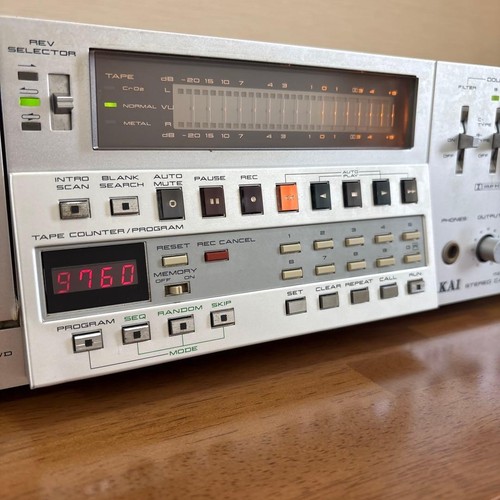 Akai f66rc stereo cassette - akai, gx-f66rc