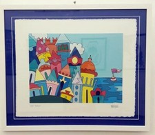 Massimo Sansavini - serigrafia retouché su carta d'Amalfi 