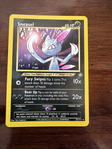 Sneasel 111 neo genesis - sneasel,