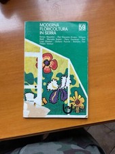 Moderna floricultura in serra trattato piante Moschini libro book