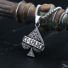 Collana ASSO DI PICCHE Poker