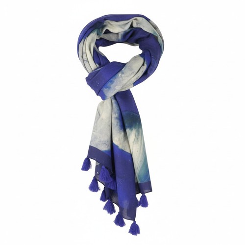 Desigual donna sciarpa blu - desigual,