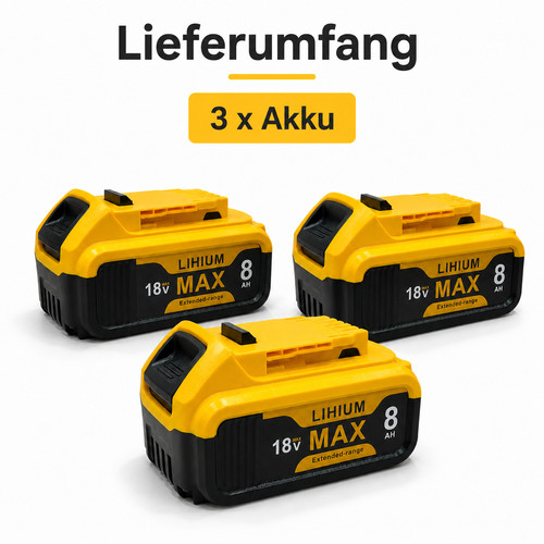 Batteria per dewalt - 18, v