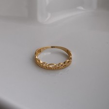 Anello oro giallo 18 kt misura