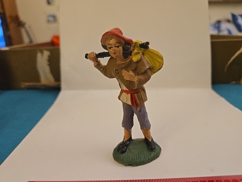 Personaggio presepe vintage - presepe,