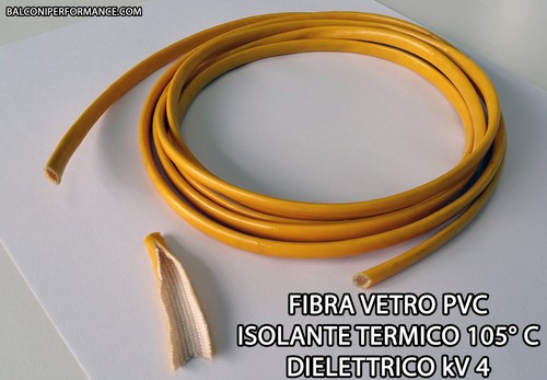 Guaina isolante vetro pvc alte - isolante,