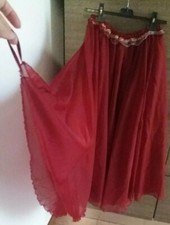 Gonna Danza Del Ventre con ganci per le mani. , costume di scena. Taglia S