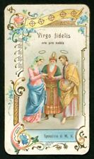 SANTINO 317 VIRGO FIDELIS HOLY CARD IMAGE PIEUSE IMMAGINETTA RELIGIOSA RELIGIOUS