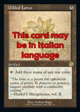 MTG GILDED LOTUS 80 FOIL EXC -