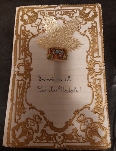 Letterina lettera santo natale - santo,