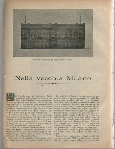 Nella vecchia milano nuovo - vecchia, milano.