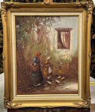 Quadro ad olio su tela di