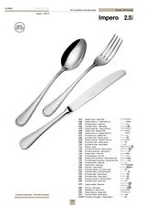 Eme - Impero manico Vuoto - Servizio Posate 24 30 36 48 49 51 72 75 pezzi