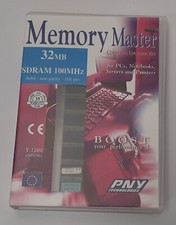 PNY Memory Master 32MB SD-RAM 100MHz (retro, NOS, 1998)