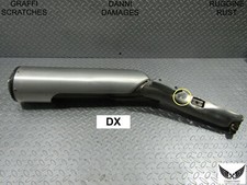 MARMITTA SCARICO DESTRA CON DANNI SUZUKI V-STROM 1000 DL 2002 2006