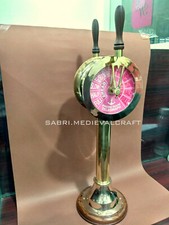 Antica nave telegrafo ecoscandaglio ottone funzionante sala macchine nave mar...