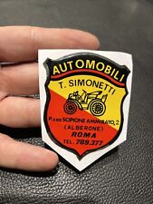 Piaggio Concessionario Ciao Vespa Ape ORIGINALE Adesivo Anni 50 60 70