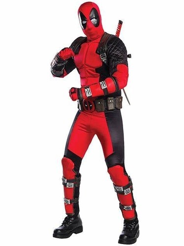 Costume deadpool adulto - deadpool, xl