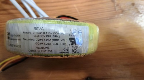 Trasformatore toroidale va - trasformatore, 60