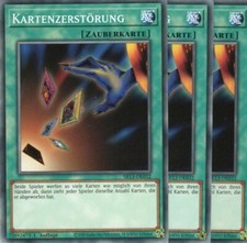 yugioh 3x Distruzione Carte
