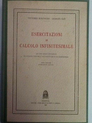 Bononcini clo esercitazioni - bononcini,,