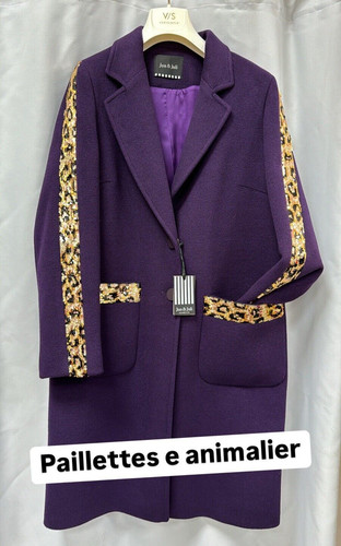 Cappotto donna jun juli - jun&juli, viola