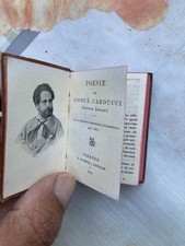 mini-libro vade-mecum Poesie di Giosuè Carducci 6,5x4,5x1 cm
