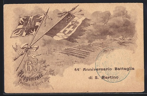 Cartolina reggimento - cartolina, 6.