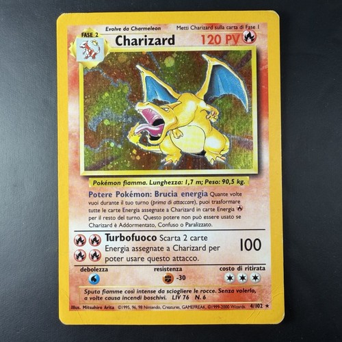 Carta pokémon charizard holo - pokémon,