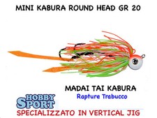 MADAI TAI KABURA ROUND  20 GR - COL WHITE ORANGE RAPTURE 18696020 PESCA MARE