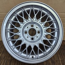 1 cerchio in lega a raggi incrociati originale BMW E30 15 pollici 7x15 ET24 1179066 BBS, KBA41016
