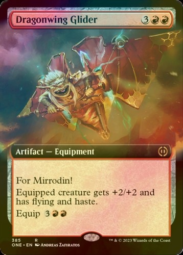 Mtg dragonwing glider foil one - mtg,
