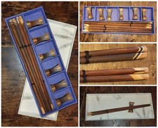 BACCHETTE ×MANGIARE sushi?noodles?spaghetti LEGNO giapponesi cinesi BASTONCINI