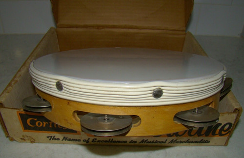 Tamburello vintage cortley - vintage, 8"