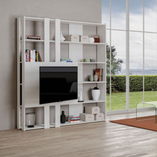 Libreria a 6 ripiani con porta