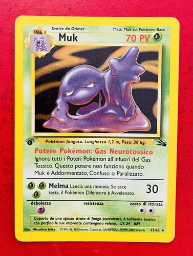 Lotto carte pokemon muk - carte,