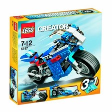 LEGO® Creator 6747 Macchina da Corsa Blu NUOVO mai aperto modelli 3 in 1