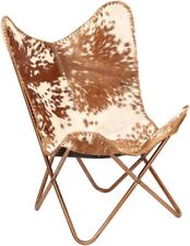 Sedia A Farfalla In Pelle Di