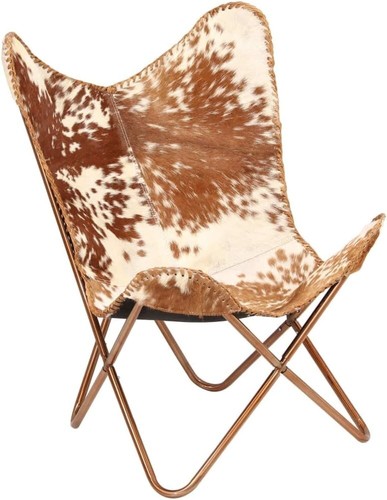 Sedia farfalla pelle di - sedia,