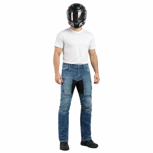 Jeans moto uomo tessuto - moto,