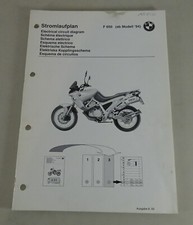 Manuale Di Officina Schemi Elettrici F 650 Da Modello '94 Stato 08/1993